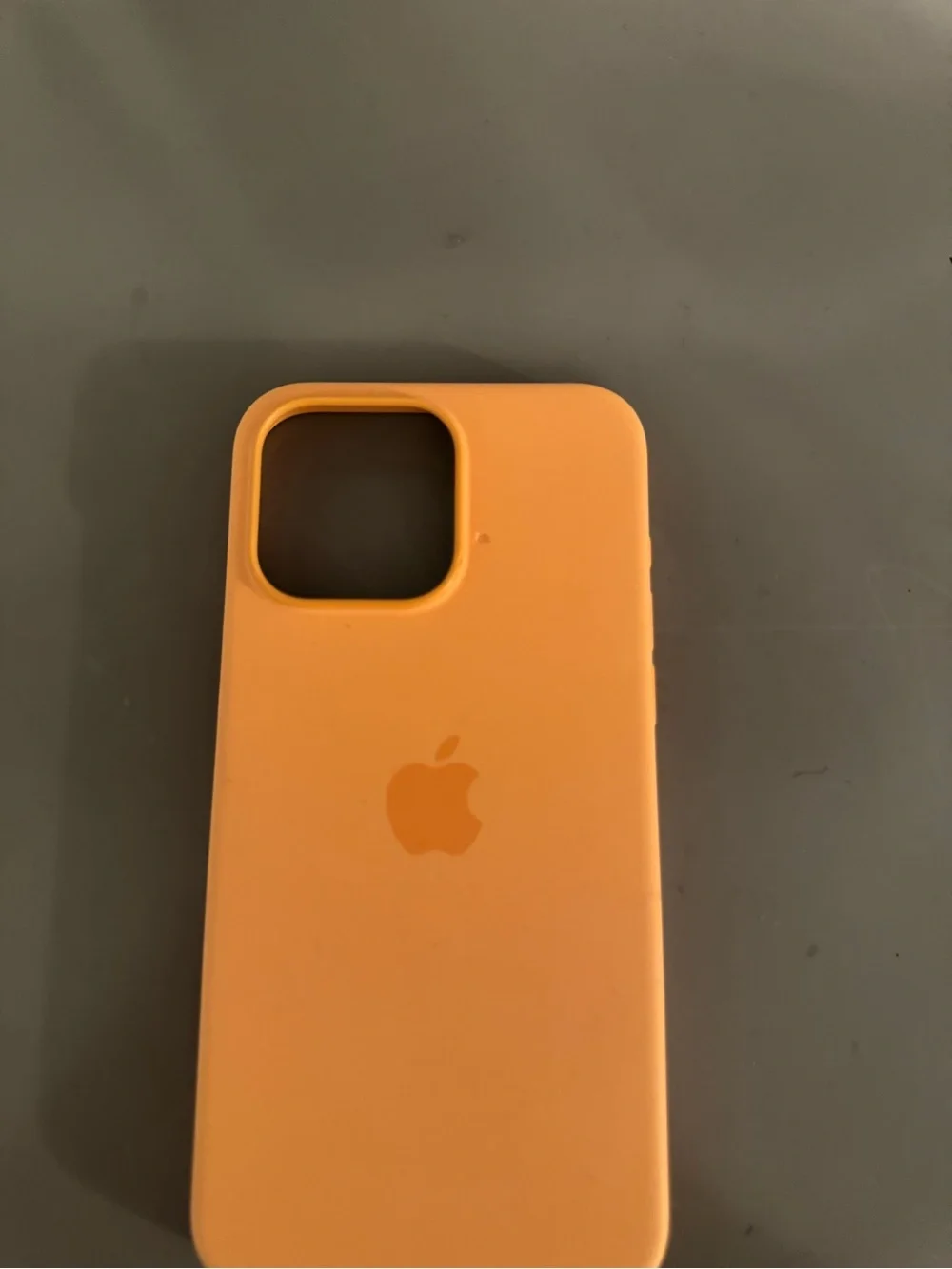 Apple iPhone 15 Pro Max Silicone Case - Orange